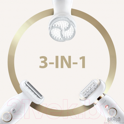 Эпилятор Braun Flex 3D SES 9030 SkinSpa SensoSmart