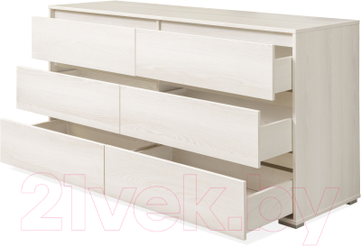 Комод Рэйгрупп Aleksa РГ-06 ARG-6 1679945 (ясень снежный)