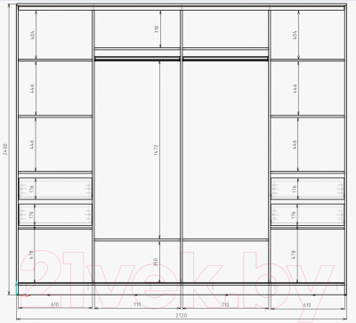 Шкаф Рэйгрупп 272 VVX Elgon РГ-14.01