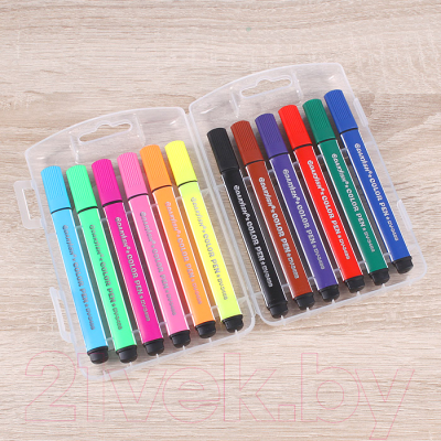 Фломастеры Darvish Треугольные / DV-3488-12