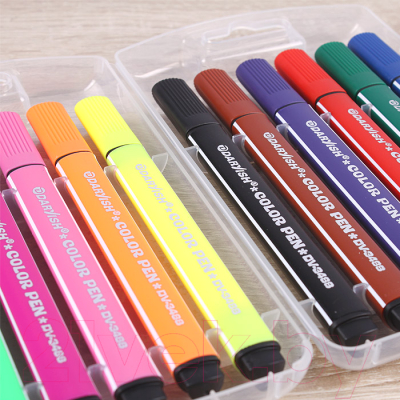 Фломастеры Darvish Треугольные / DV-3488-12