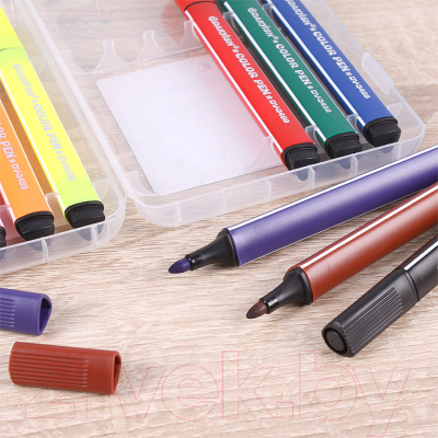 Фломастеры Darvish Треугольные / DV-3488-12