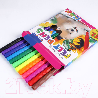 Фломастеры Darvish Для девочек / DV-3601-12A