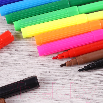 Фломастеры Darvish На водной основе / DV-5888-12