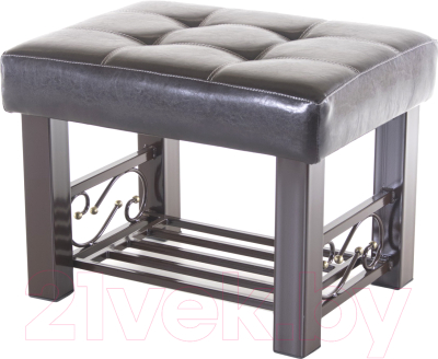 Банкетка AMC Lux 4 кожзам с полкой / 5.1Б60222 - фото