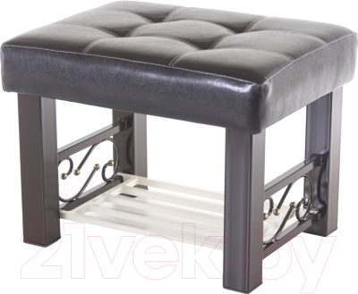 Банкетка AMC Lux 5 кожзам с полкой / 5.1Б60223 - фото