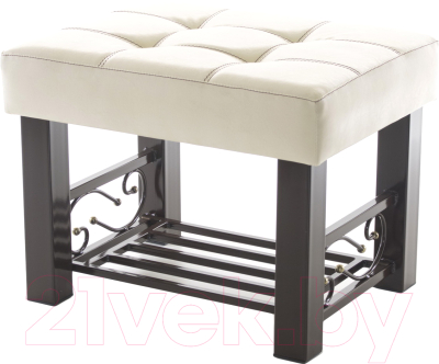 Банкетка AMC Lux 5 кожзам с полкой / 5.1Б60232 - фото