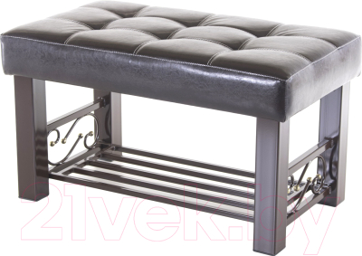 Банкетка AMC Lux 5 кожзам с полкой / 5.1Б80222 - фото