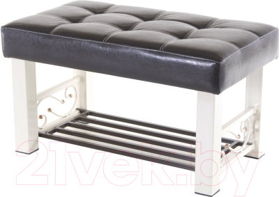 Банкетка AMC Lux 5 кожзам с полкой / 5.1Б80322 - фото