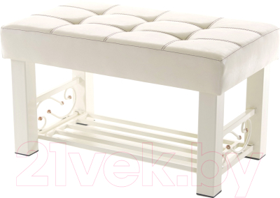 Банкетка AMC Lux 5 кожзам с полкой / 5.1Б80333 - фото