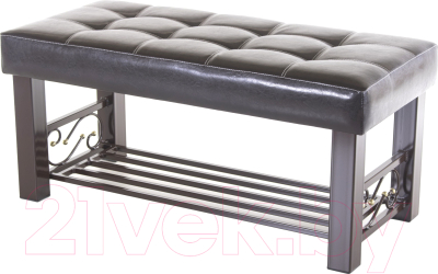 Банкетка AMC Lux 5 кожзам с полкой / 5.1Б100222 - фото