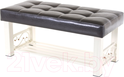 Банкетка AMC Lux 5 кожзам с полкой / 5.1Б100323 - фото