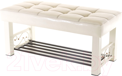 Банкетка AMC Lux 5 кожзам с полкой / 5.1Б100332 - фото