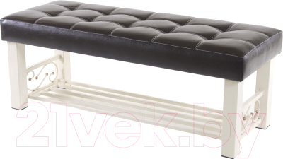 Банкетка AMC Lux 5 кожзам с полкой / 5.1Б120323 - фото