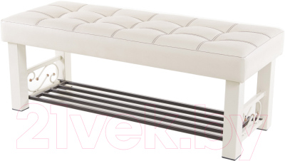 Банкетка AMC Lux 5 кожзам с полкой / 5.1Б120332 - фото