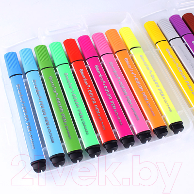 Фломастеры Darvish Треугольные / DV-3488-18