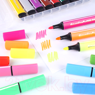 Фломастеры Darvish Треугольные / DV-3488-18