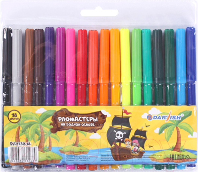 Фломастеры Darvish На водной основе / DV-2782-18 - фото