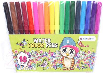 Фломастеры Darvish На водной основе / DV-5888-18 - фото