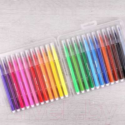 Фломастеры Darvish С мягкой кистью / DV-9930-24