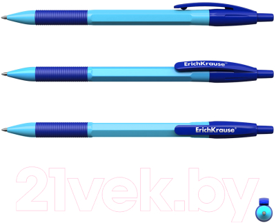Ручка шариковая Erich Krause R-301 Neon Matic&Grip / 46769