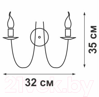 Бра Vitaluce V1477/2A