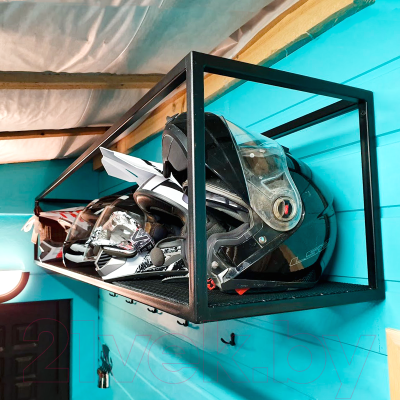 Полка Millwood Loft 1 200x37x37 (металл черный)