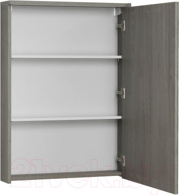 Шкаф с зеркалом для ванной Акватон Стоун 60 (1A231502SXC80)