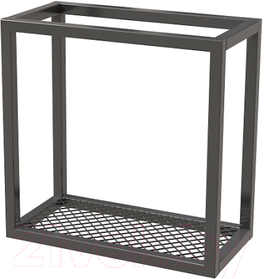 Полка Millwood Loft 4 40x20x40 (металл черный) - фото