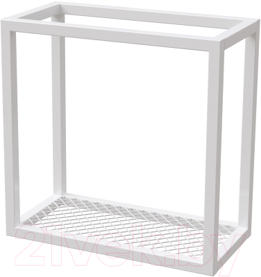 Полка Millwood Loft 4 40x20x40 (металл белый) - фото