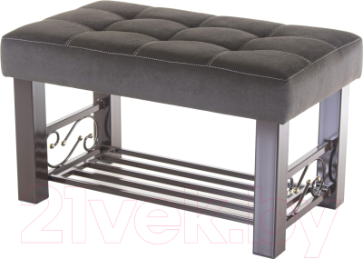 Банкетка AMC Lux 5 ткань с полкой / 5.2Б80222 - фото