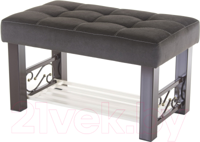 Банкетка AMC Lux 5 ткань с полкой / 5.2Б80223 - фото