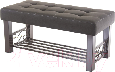 Банкетка AMC Lux 5 ткань с полкой / 5.2Б100222 - фото