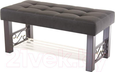 Банкетка AMC Lux 5 ткань с полкой / 5.2Б100223 - фото
