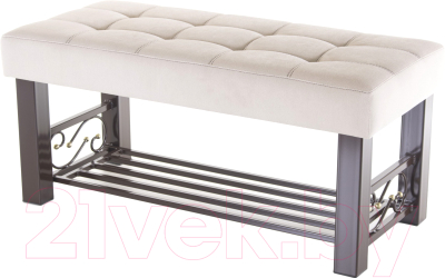 Банкетка AMC Lux 5 ткань с полкой / 5.2Б100232 - фото