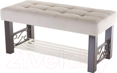 Банкетка AMC Lux 5 ткань с полкой / 5.2Б100233 - фото