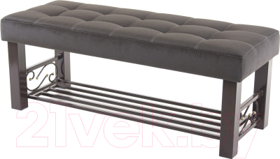 Банкетка AMC Lux 5 ткань с полкой / 5.2Б120222 - фото