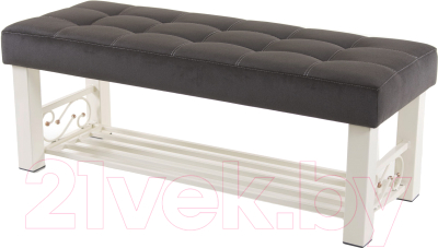 Банкетка AMC Lux 5 ткань с полкой / 5.2Б120323 - фото