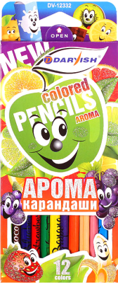 Набор цветных карандашей Darvish Ароматизированные / DV-12332 - фото