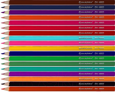 Набор цветных карандашей Darvish Дети / DV-4802-18
