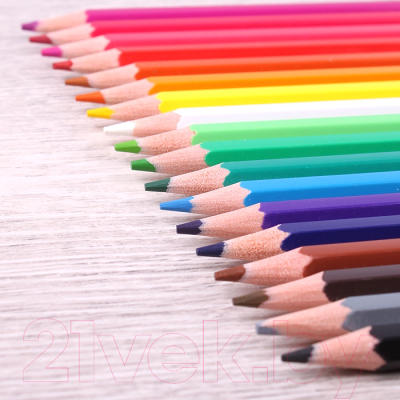 Набор цветных карандашей Darvish Машинка / DV-1073-18