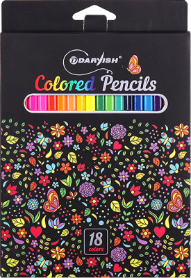 Набор цветных карандашей Darvish DV-8272-18 - фото