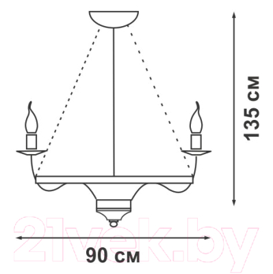 Люстра Vitaluce V1802/8+8