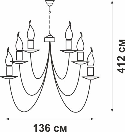 Люстра Vitaluce V1804-7/16+8+8