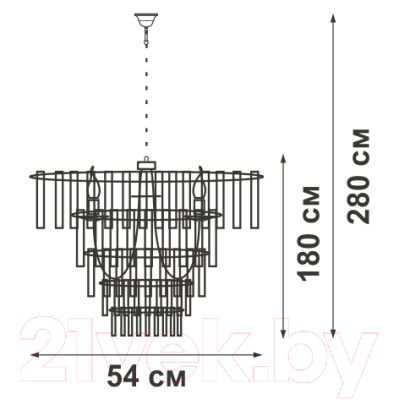 Люстра Vitaluce V1808-8/12+12+1