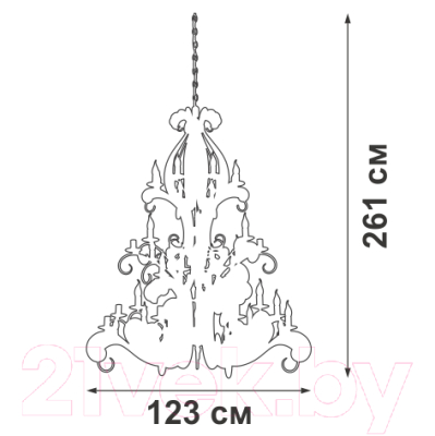 Люстра Vitaluce V1815-7/16+8+8+8