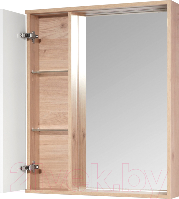 Шкаф с зеркалом для ванной Акватон Бостон 60