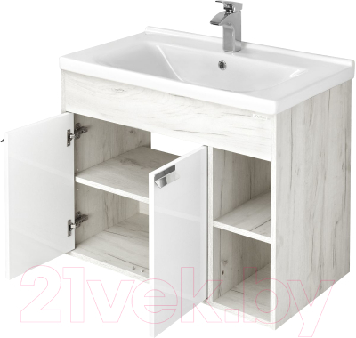 Тумба под умывальник Акватон Флай 80 (1A237401FAX10)