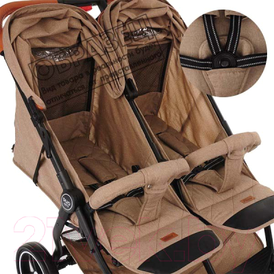 Детская прогулочная коляска Pituso Duocity / Т1 (черный)