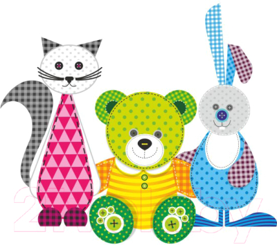 Детская накладка на унитаз Maltex Мишка и друзья / 5337